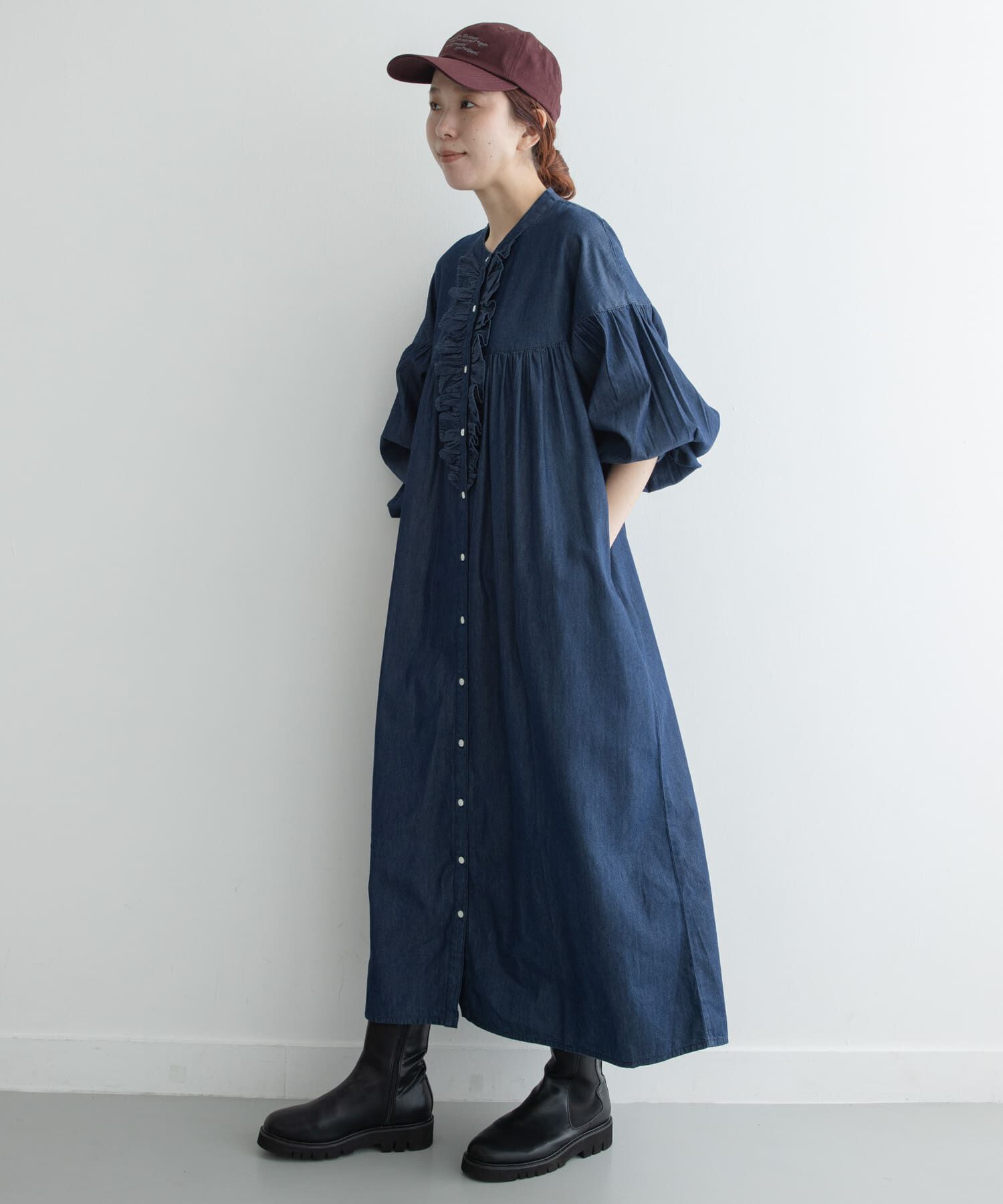 Sonny Label 「デニムフリルワンピース」|ワンピース|