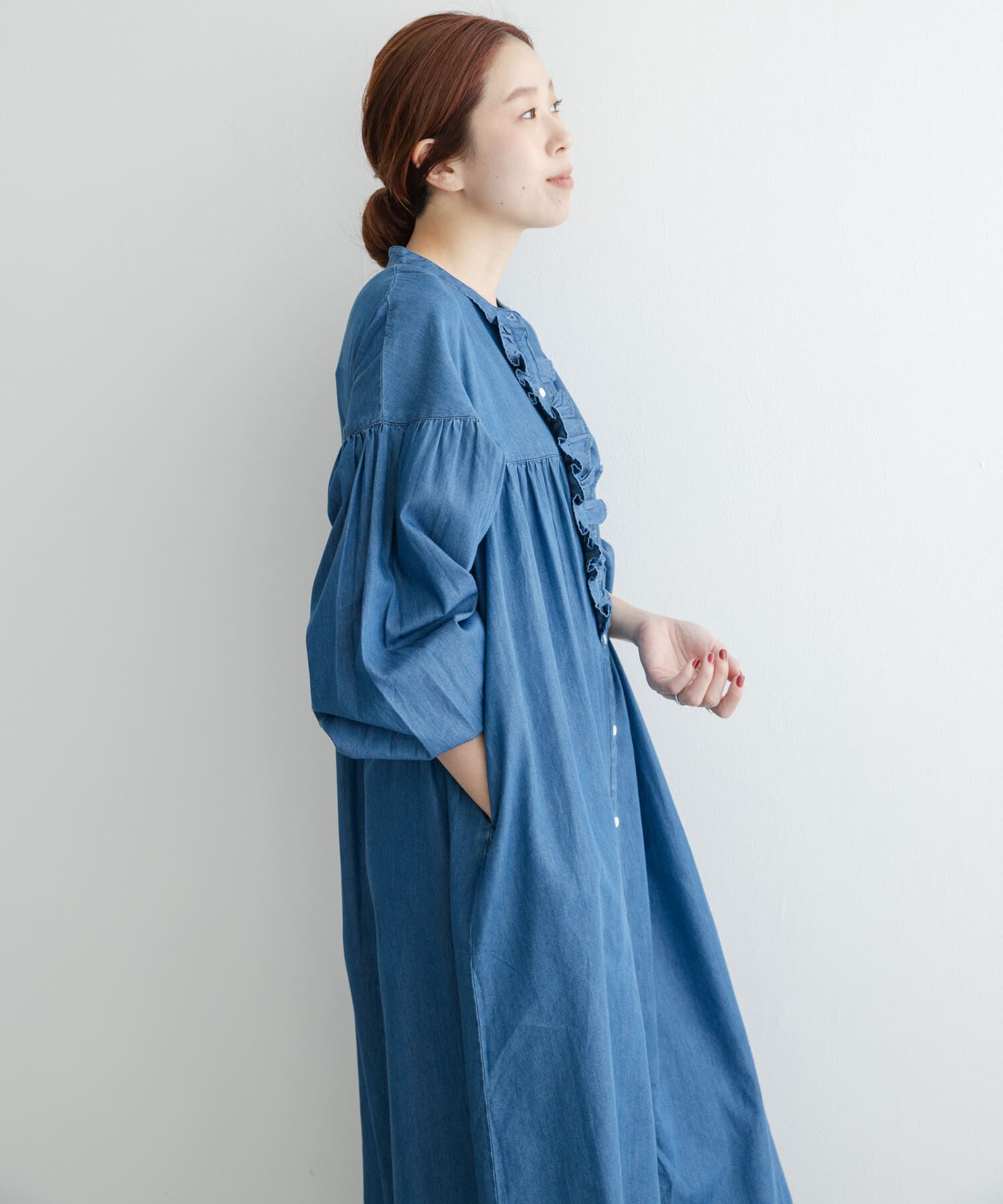 Sonny Label 「デニムフリルワンピース」|ワンピース|