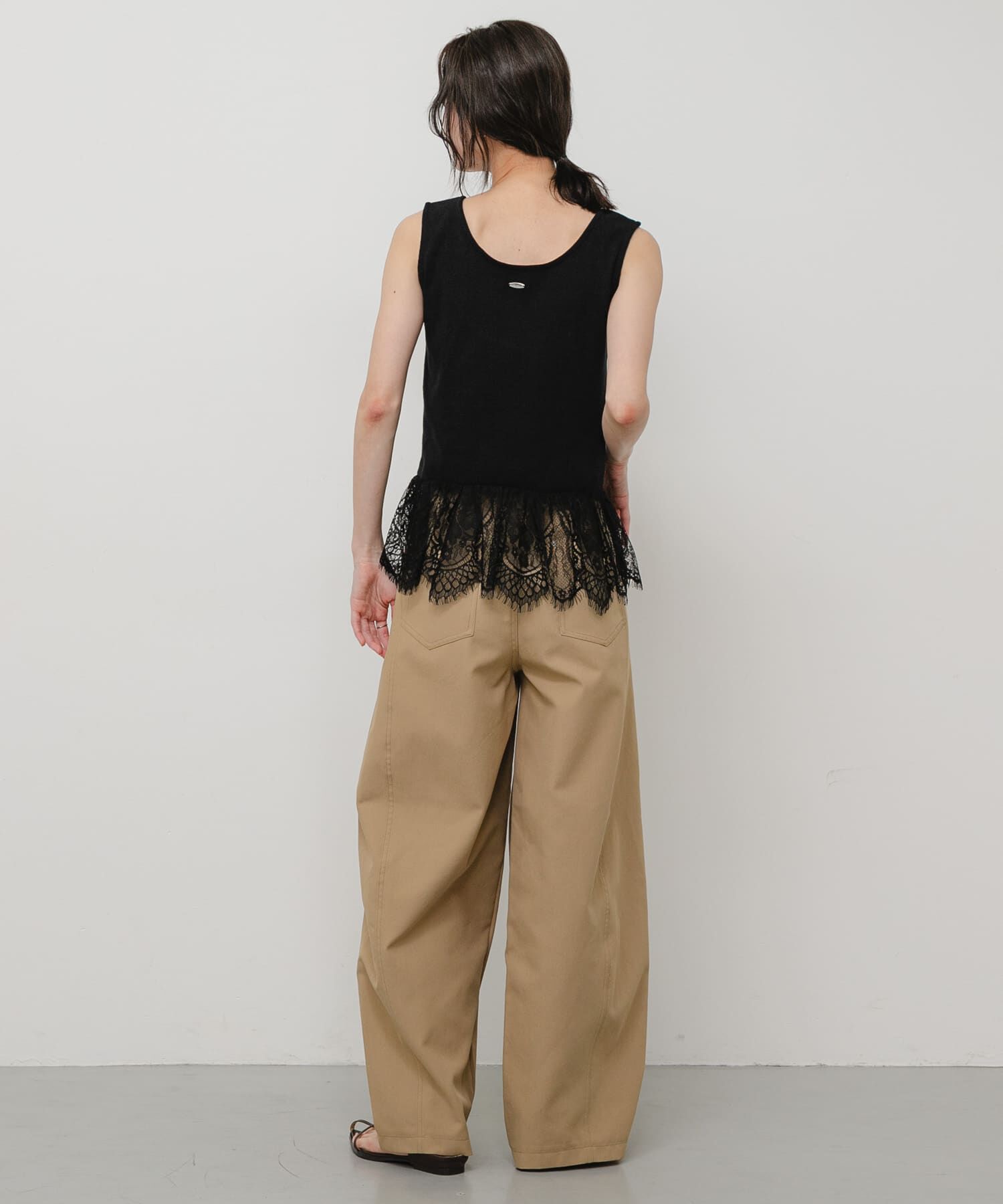 SENSE OF PLACE by URBAN RESEARCH「2WAYティアードフリルレーストップ」|タンクトップ|