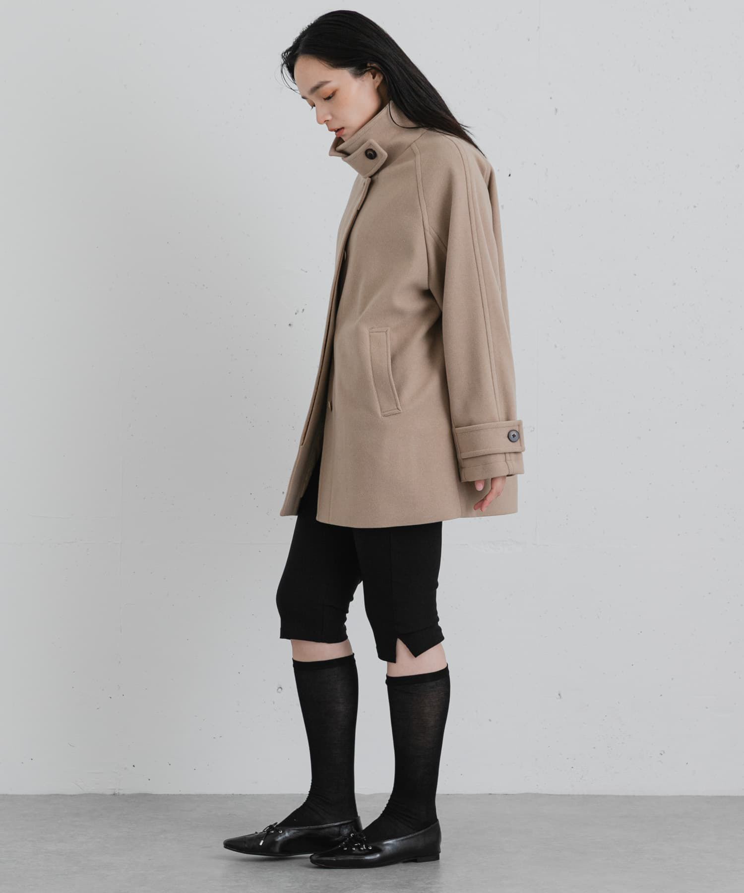 SENSE OF PLACE by URBAN RESEARCH「レースアップスクエアトゥフラットシューズ」|パンプス|
