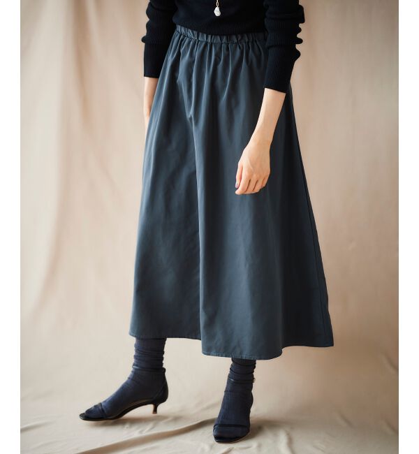 le.coeur blanc「リブニット&times;タフタドッキングワンピース」|ワンピース|