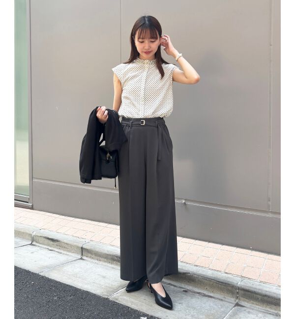  「【接触冷感・速乾】ハイストレッチカルゼベルテッドパンツ」|その他|