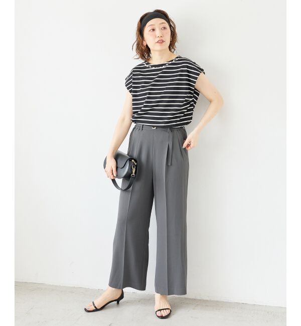  「【接触冷感・速乾】ハイストレッチカルゼベルテッドパンツ」|その他|