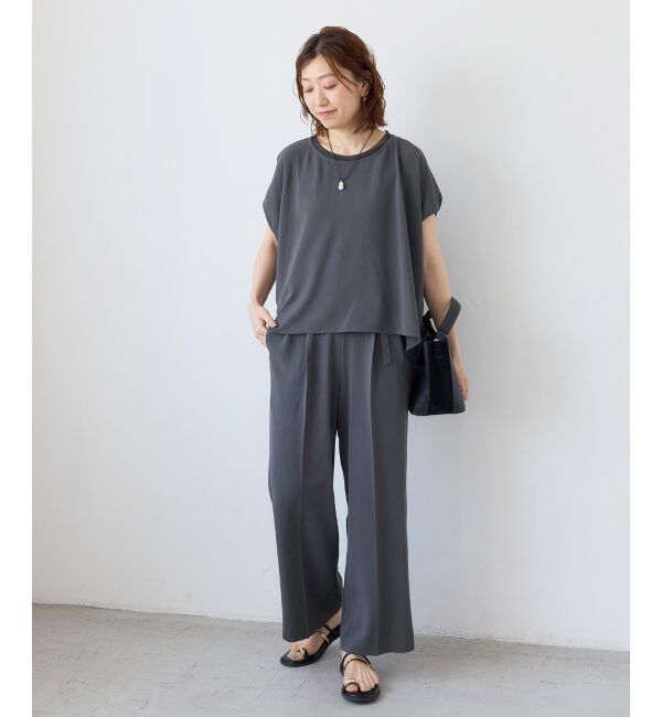  「【接触冷感・速乾】ハイストレッチカルゼベルテッドパンツ」|その他|