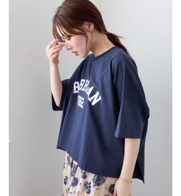 「《WEB限定》カレッジロゴオーバーTシャツ」|Tシャツ・カットソー|