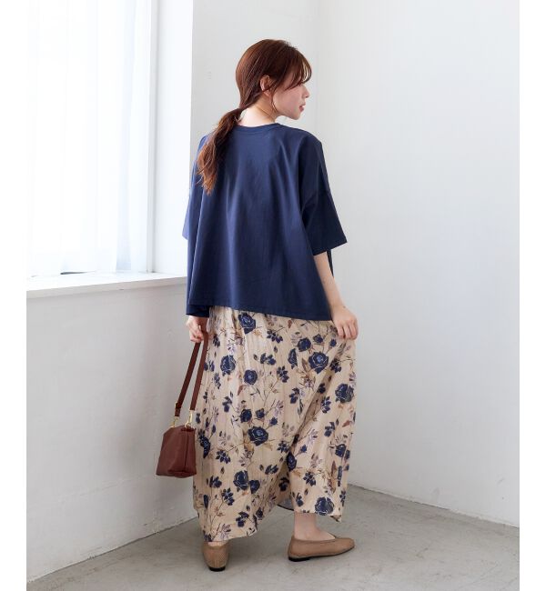  「《WEB限定》カレッジロゴオーバーTシャツ」|Tシャツ・カットソー|