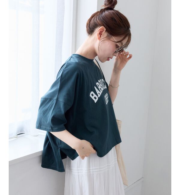  「《WEB限定》カレッジロゴオーバーTシャツ」|Tシャツ・カットソー|