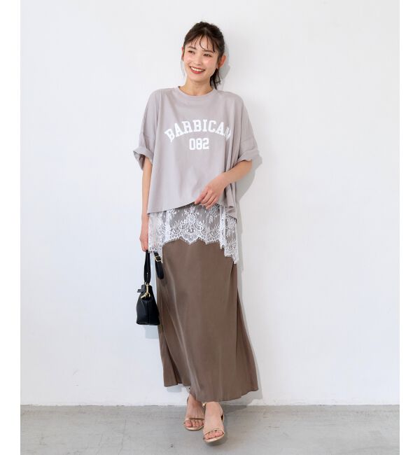  「《WEB限定》カレッジロゴオーバーTシャツ」|Tシャツ・カットソー|