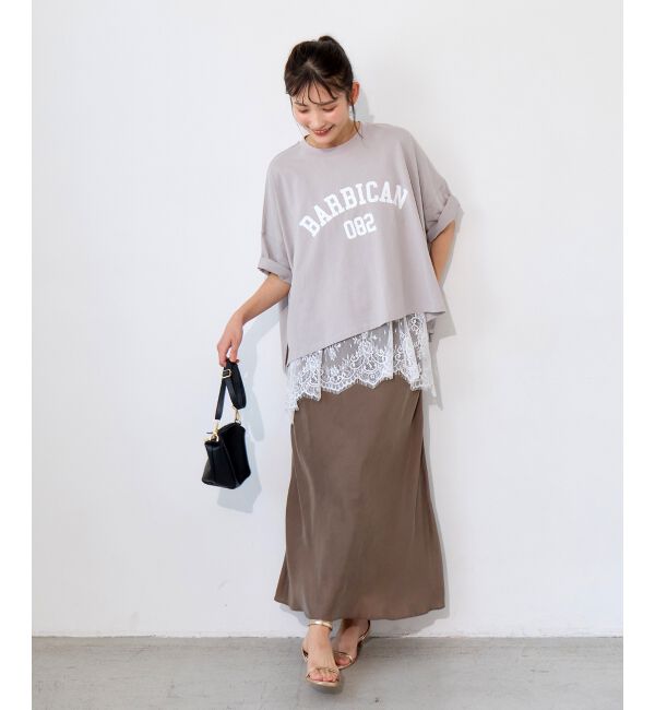  「《WEB限定》カレッジロゴオーバーTシャツ」|Tシャツ・カットソー|