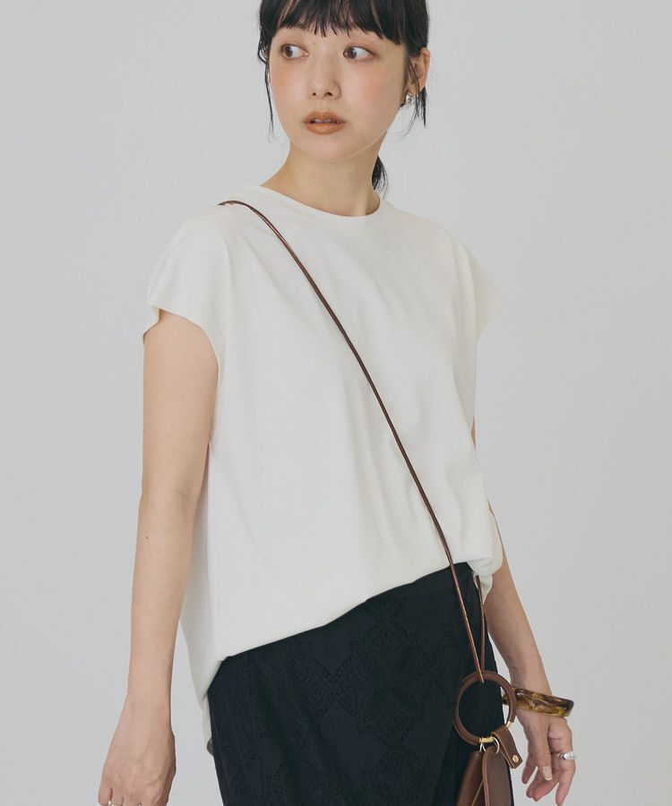 AMERICAN HOLIC「【近赤外線カット・UVカット】フレンチスリーブプルオーバー」|Tシャツ・カットソー|
