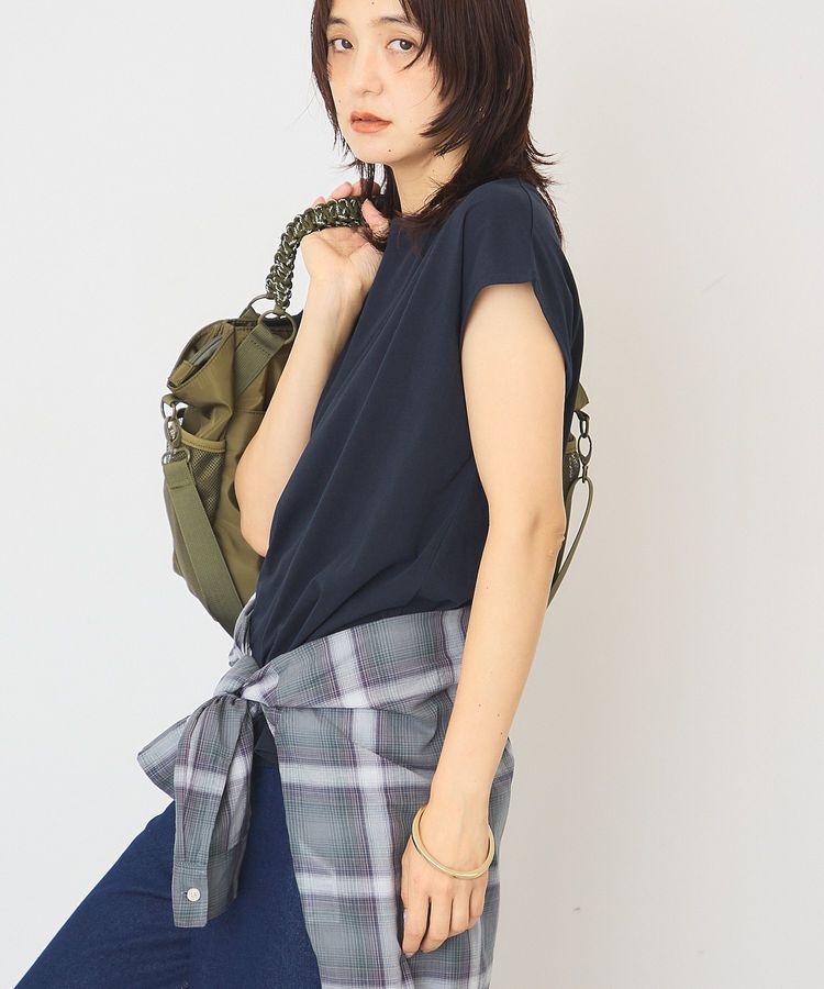 AMERICAN HOLIC「【近赤外線カット・UVカット】フレンチスリーブプルオーバー」|Tシャツ・カットソー|
