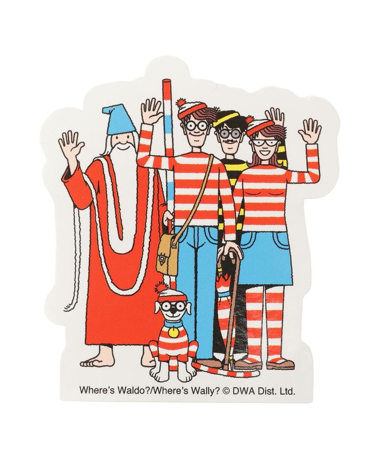 AMERICAN HOLIC「【WHERE'S WALLY?】2Pステッカー」|その他|