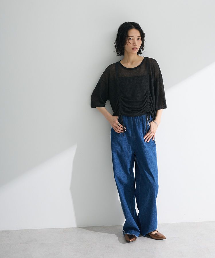 Green Parks「・ELENCARE DUE シャーリングシアーニット」|ニット・セーター|