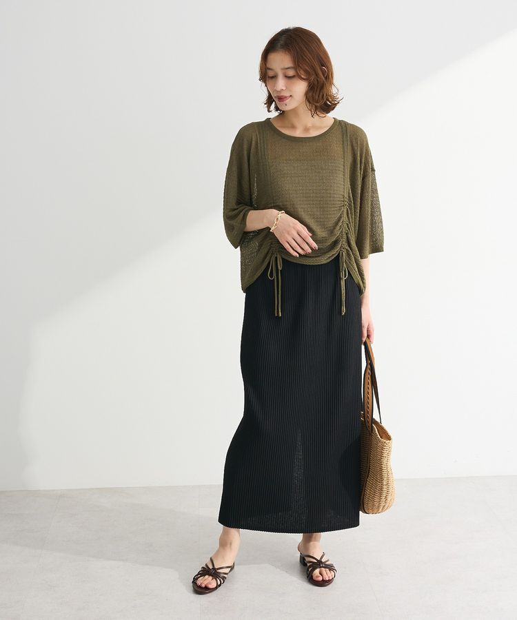 Green Parks「・ELENCARE DUE シャーリングシアーニット」|ニット・セーター|