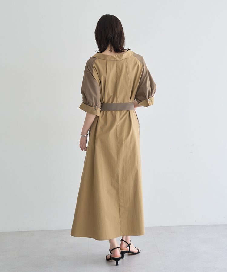 Editt by YECCA VECCA「ベルト付きスキッパーシャツワンピース」|ワンピース|