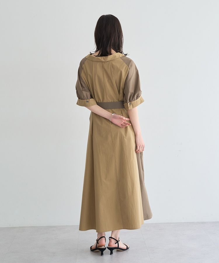 Editt by YECCA VECCA「ベルト付きスキッパーシャツワンピース」|ワンピース|