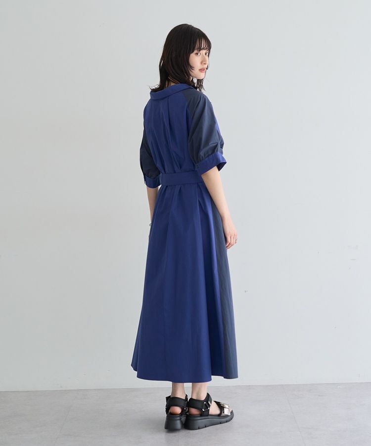 Editt by YECCA VECCA「ベルト付きスキッパーシャツワンピース」|ワンピース|