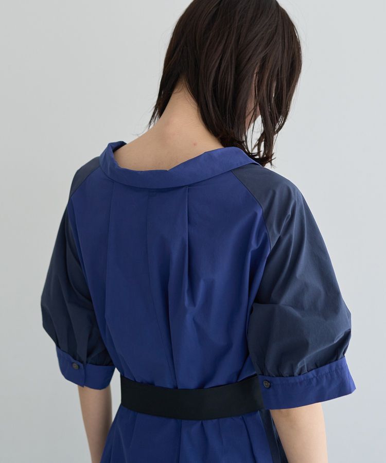 Editt by YECCA VECCA「ベルト付きスキッパーシャツワンピース」|ワンピース|