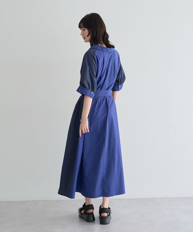 Editt by YECCA VECCA「ベルト付きスキッパーシャツワンピース」|ワンピース|