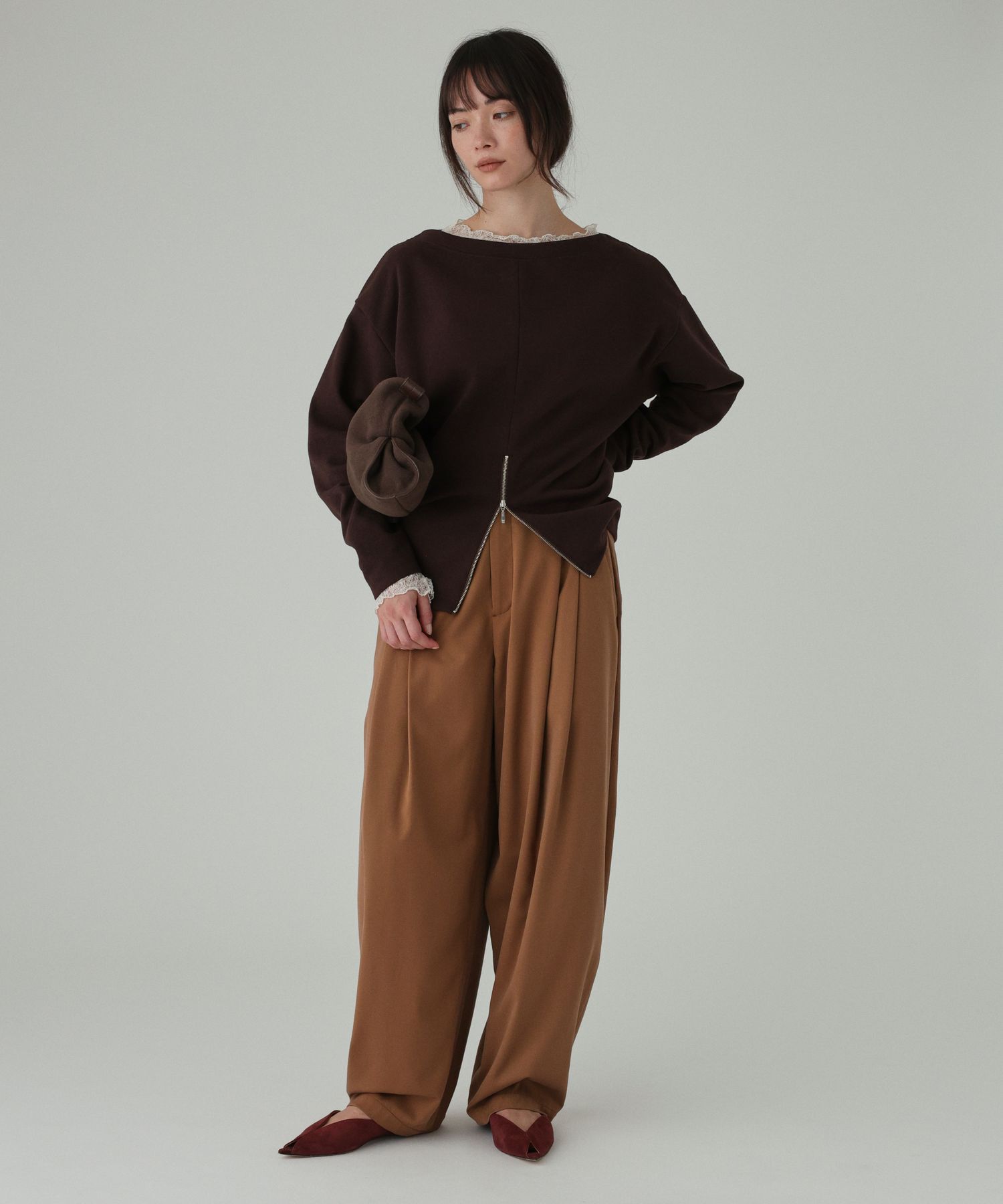BABYLONE「TRツイルタックパンツ」|その他|