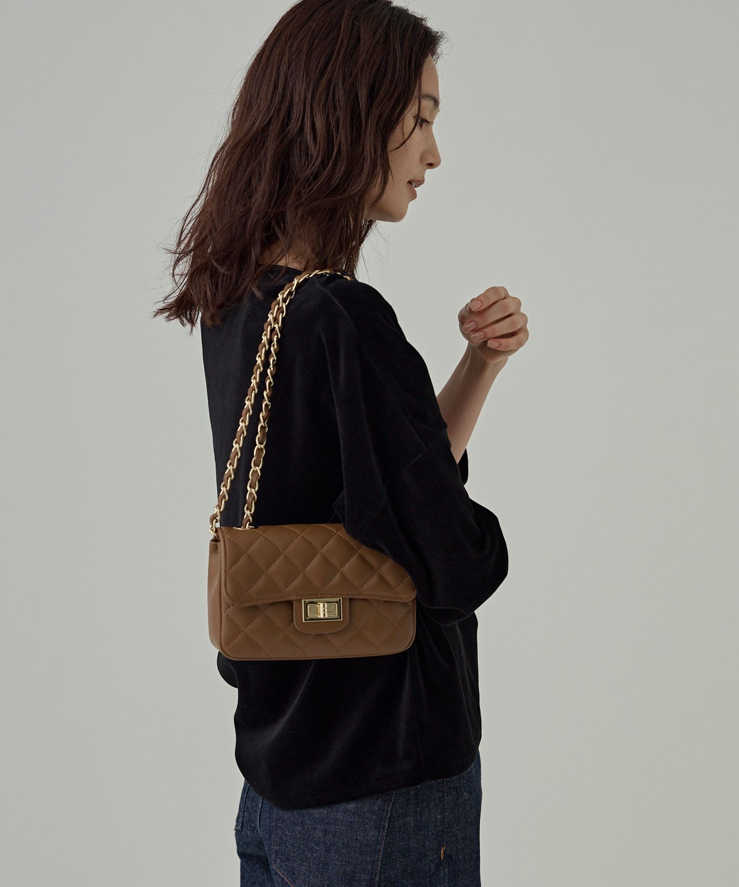  「【AULENTTI】キルティングBAG」|ショルダー・メッセンジャー|