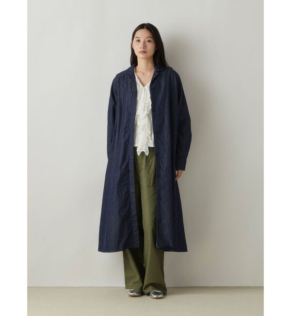 MidiUmi「MidiUmi デニムコートワンピース」|ワンピース|