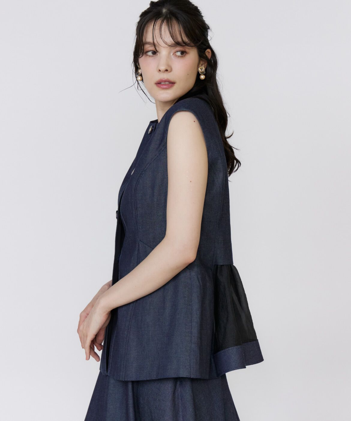 Maglie le cassetto「《美人百花9月号掲載》《ﾌﾗﾝﾄﾞﾙ45周年限定ｺﾚｸｼｮﾝ》ｼｱｰﾄ 」|ダウンベスト・ベスト|