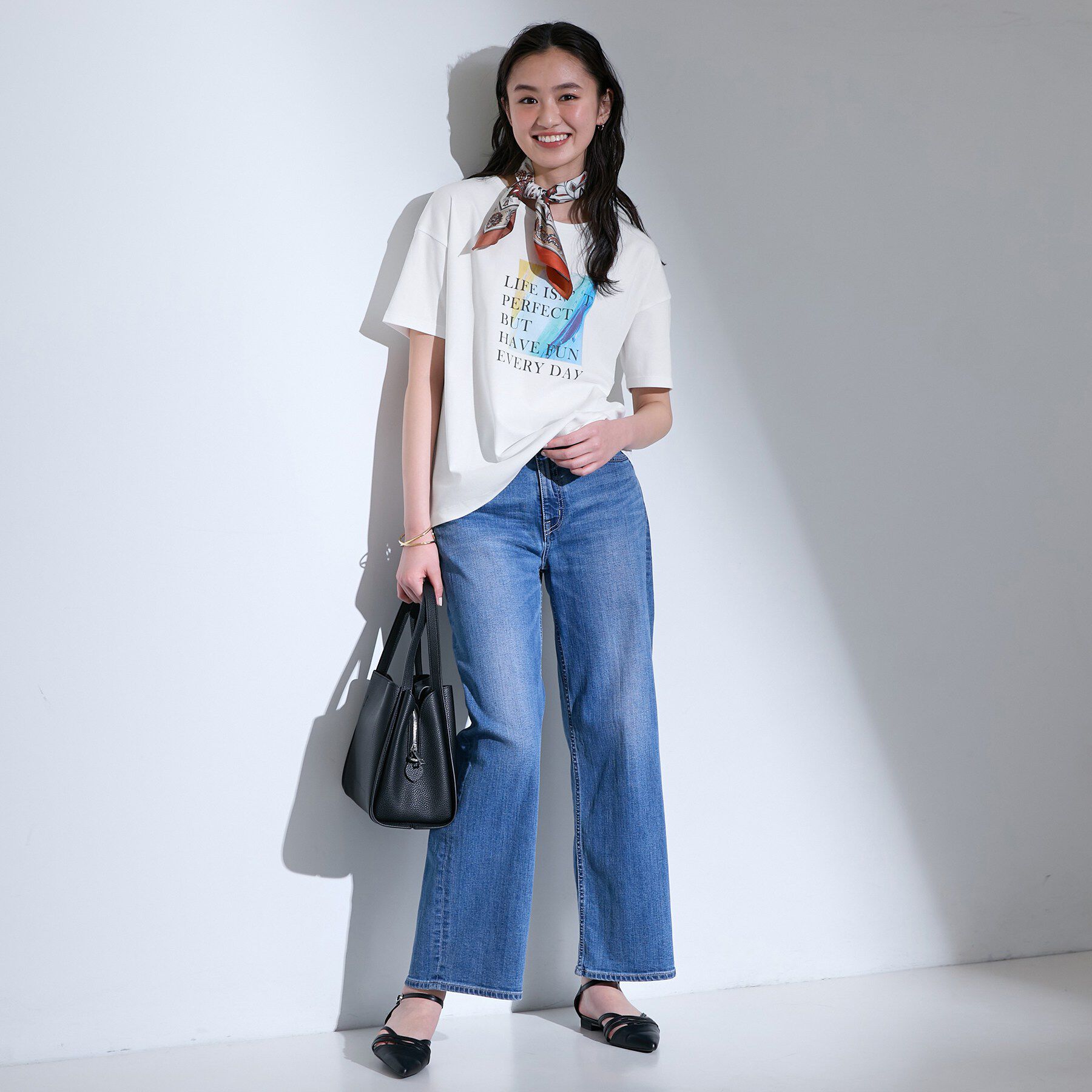 INDIVI「【選べるバリエーション】プリントTシャツ」|Tシャツ・カットソー|