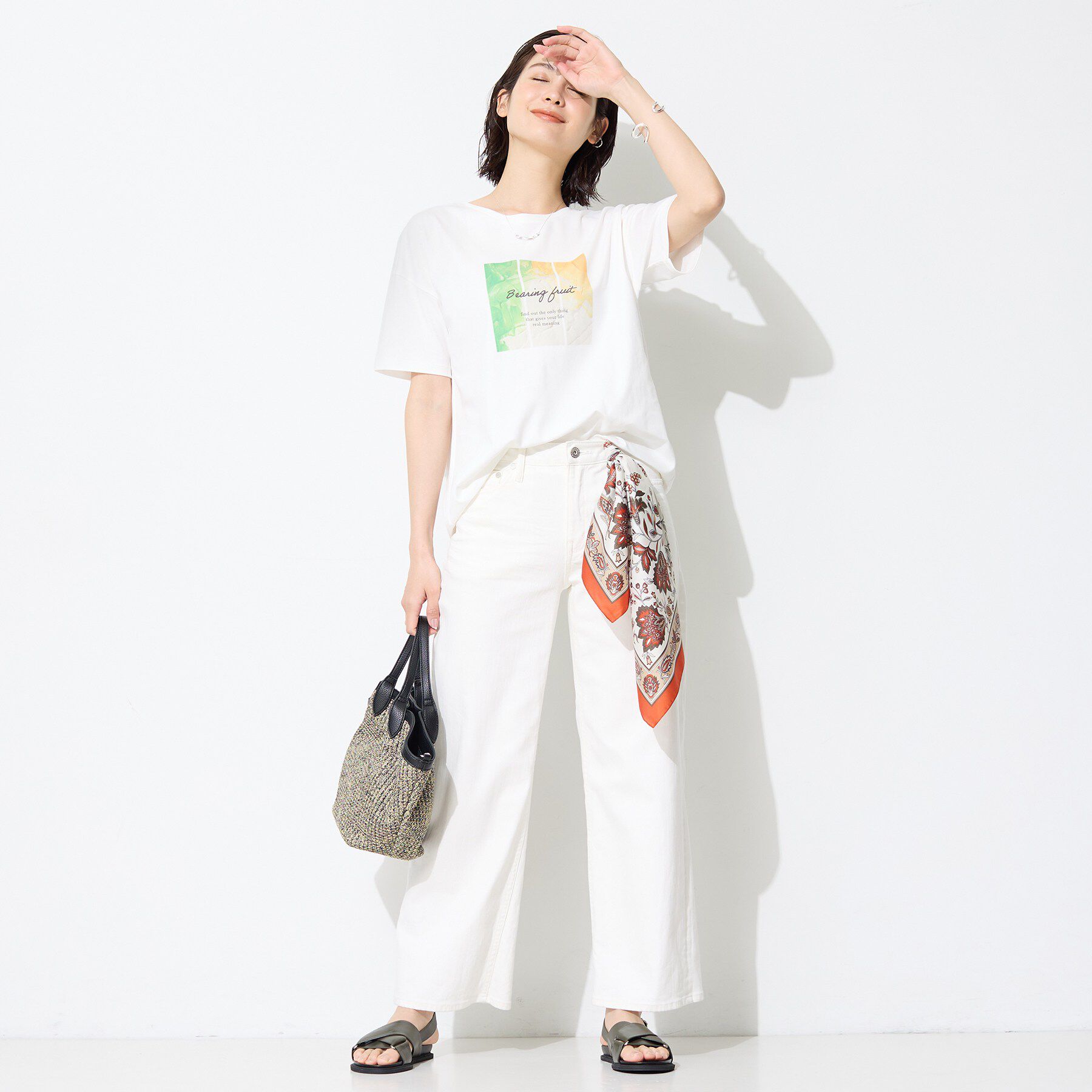 INDIVI「【選べるバリエーション】プリントTシャツ」|Tシャツ・カットソー|