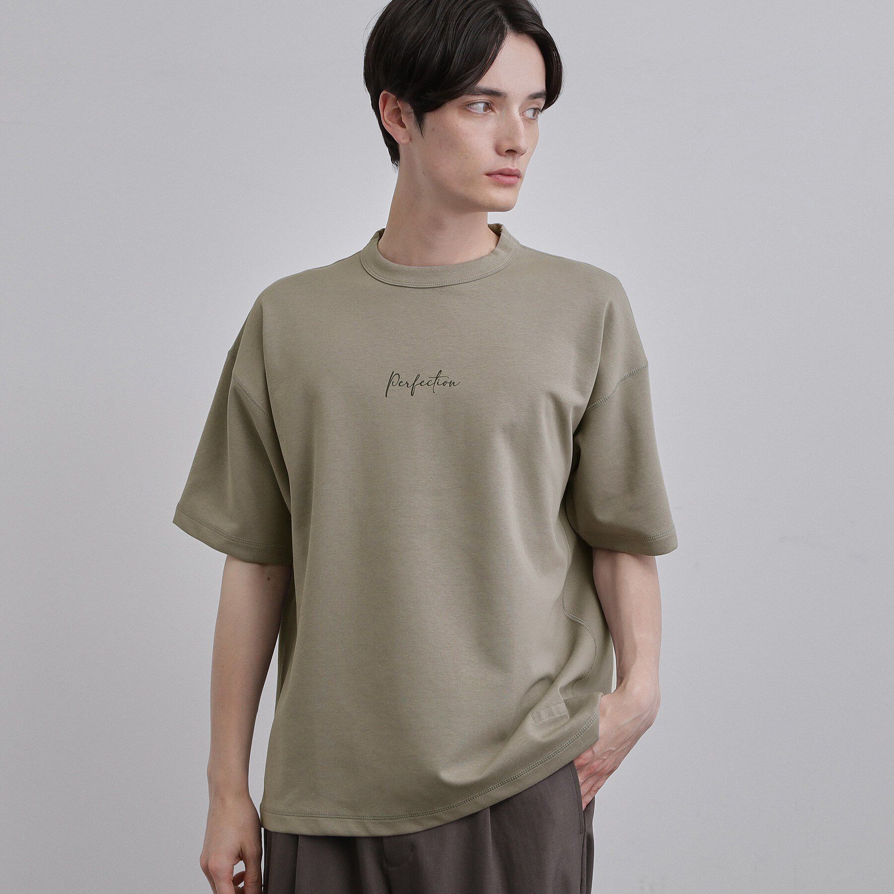 tk.TAKEO KIKUCHI「リバーシブルＴシャツ」|Tシャツ・カットソー|グレージュ(050)