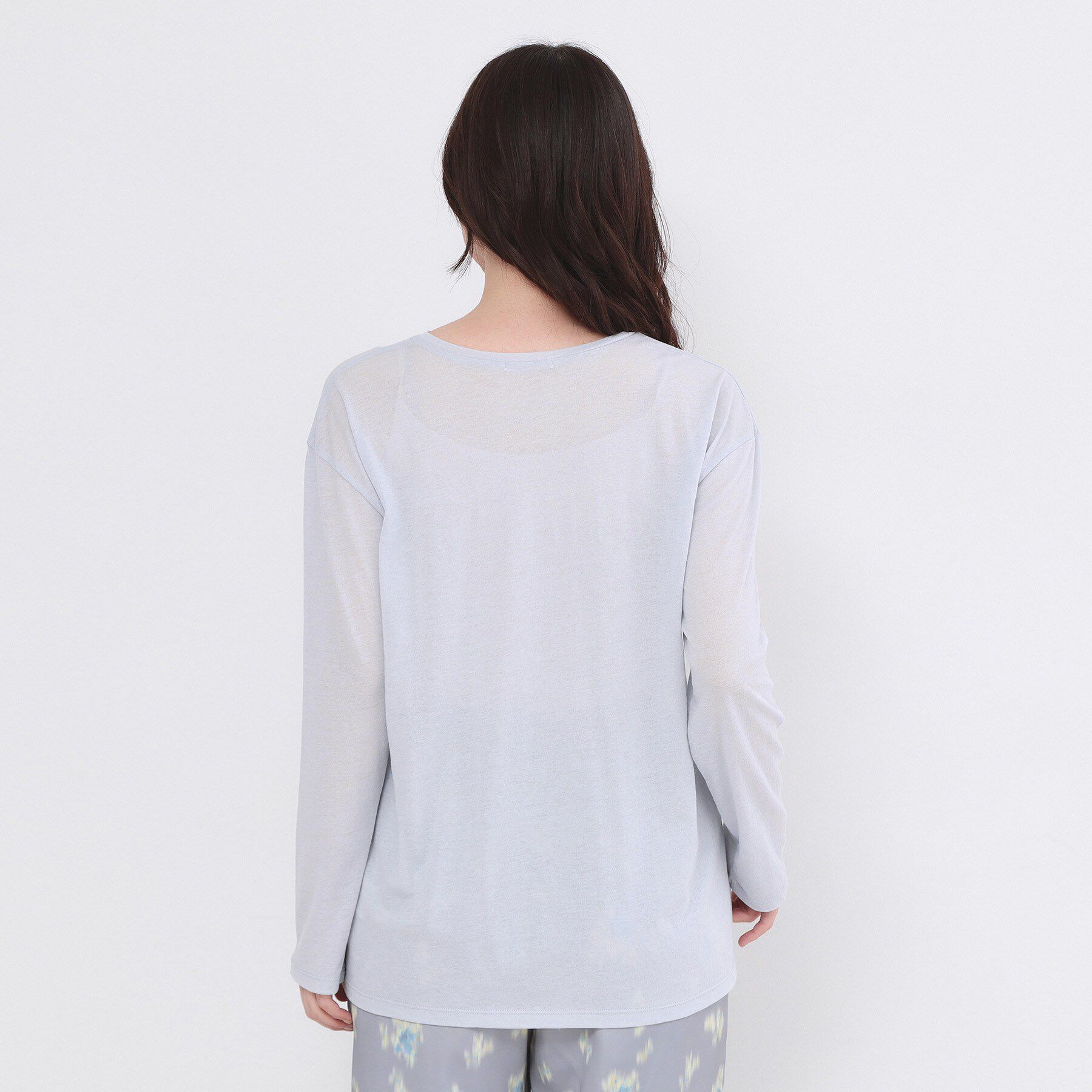 OPAQUE.CLIP「シアースリットカットソー【洗濯機OK】」|Tシャツ・カットソー|