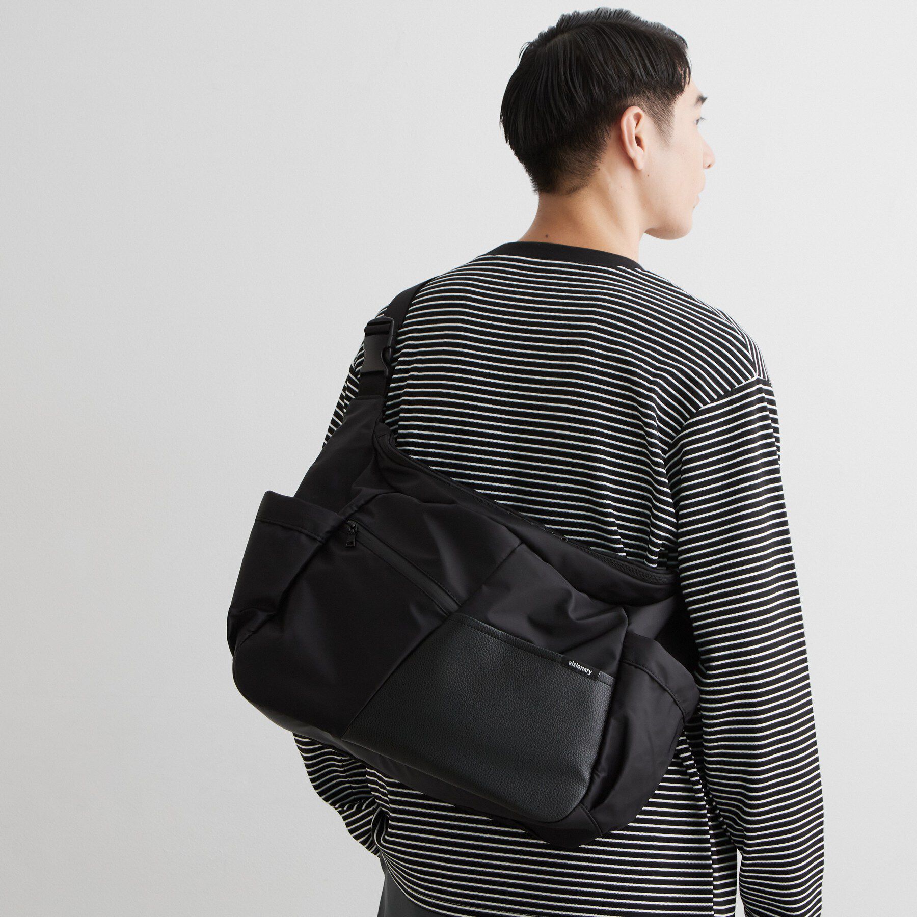 THE SHOP TK「VISIONARY 異素材コンビ ビッグショルダーバッグ」|ショルダー・メッセンジャー|