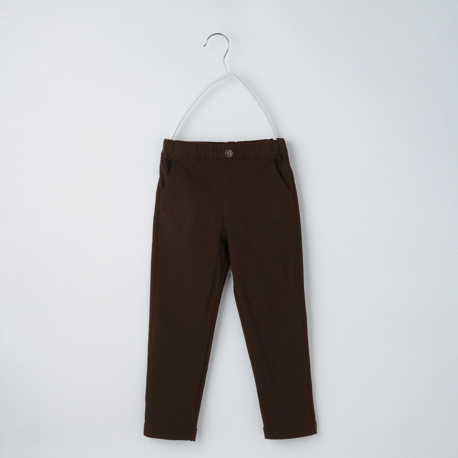 THE SHOP TK「【110-160】裏起毛ノビールパンツ」|その他|ブラウン(043)