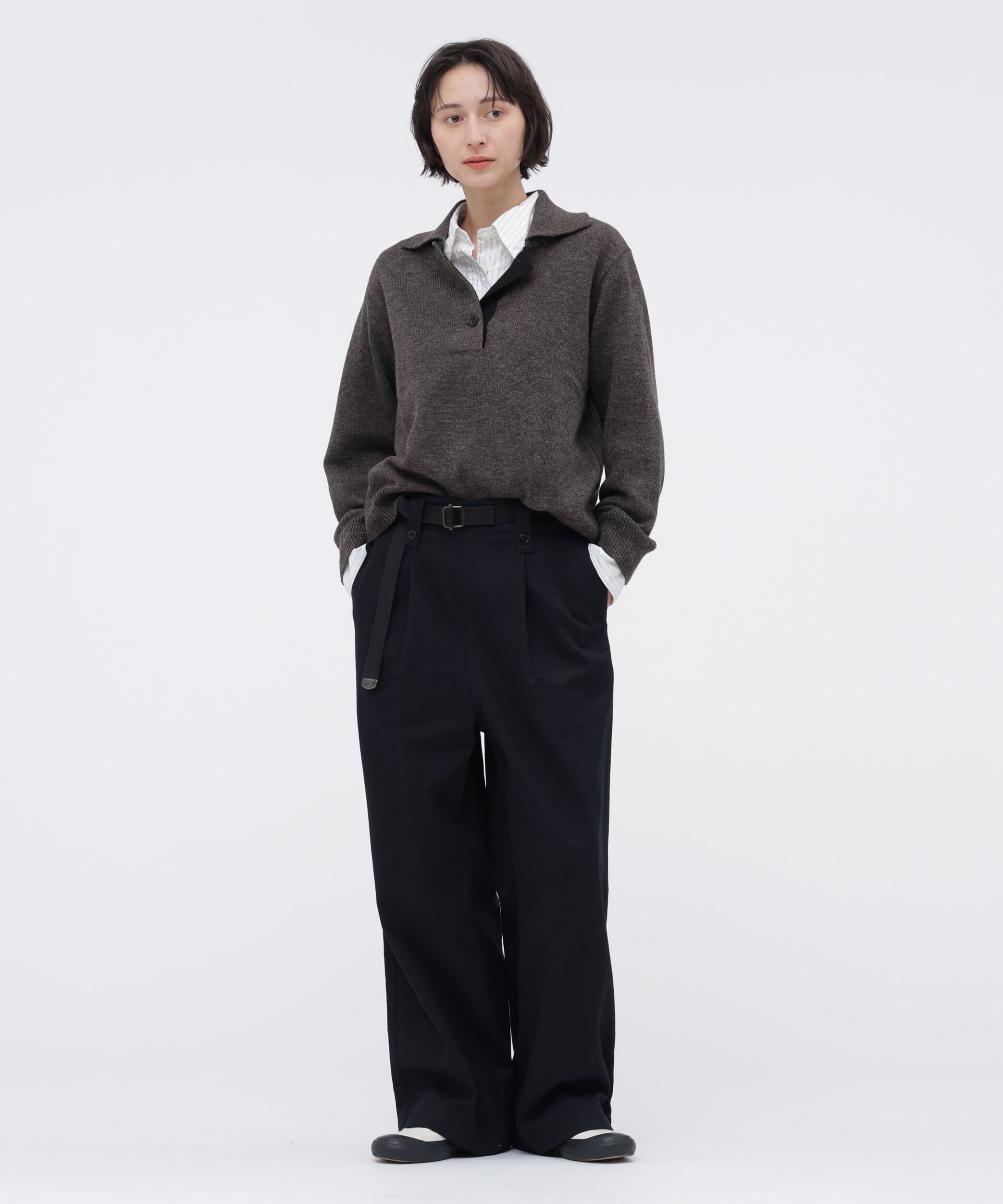 MHL.「WASHABLE DRY WOOL KNITWEAR」|ニット・セーター|