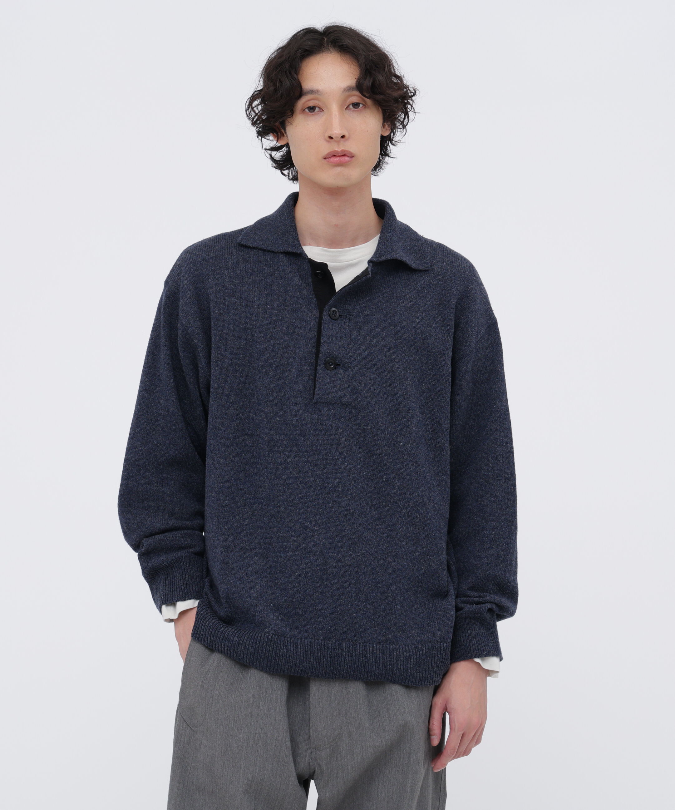 MHL.「WASHABLE DRY WOOL KNITWEAR」|ニット・セーター|INDIGO5