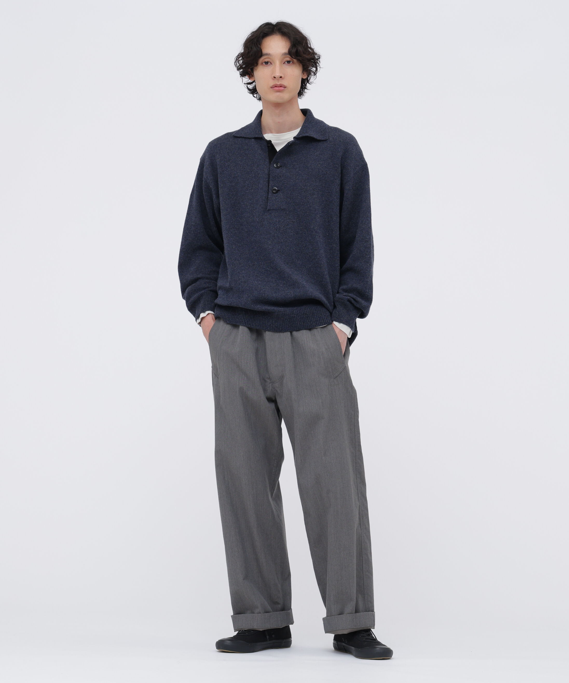 MHL.「WASHABLE DRY WOOL KNITWEAR」|ニット・セーター|