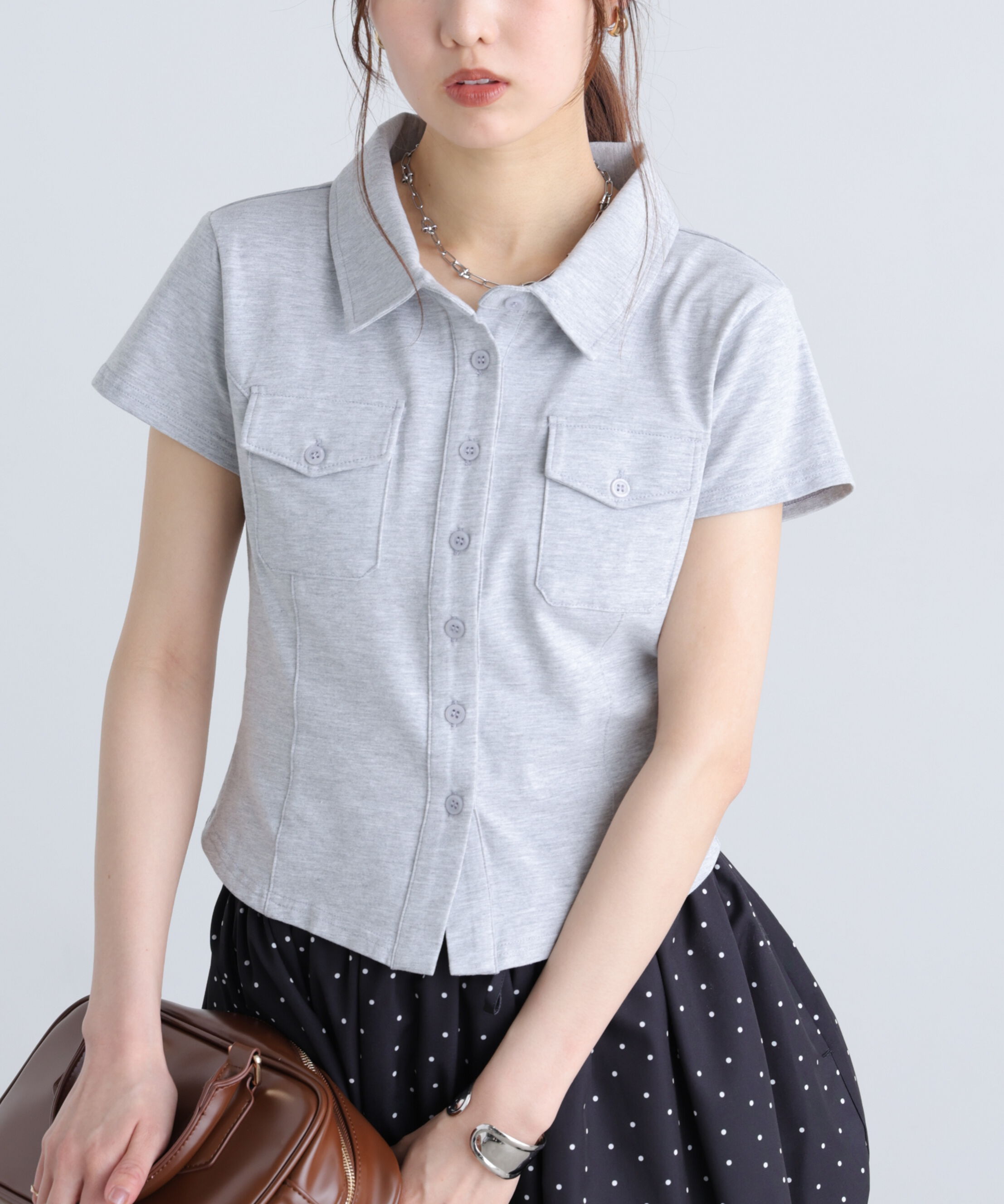  「コンパクトシャツカットソー」|Tシャツ・カットソー|