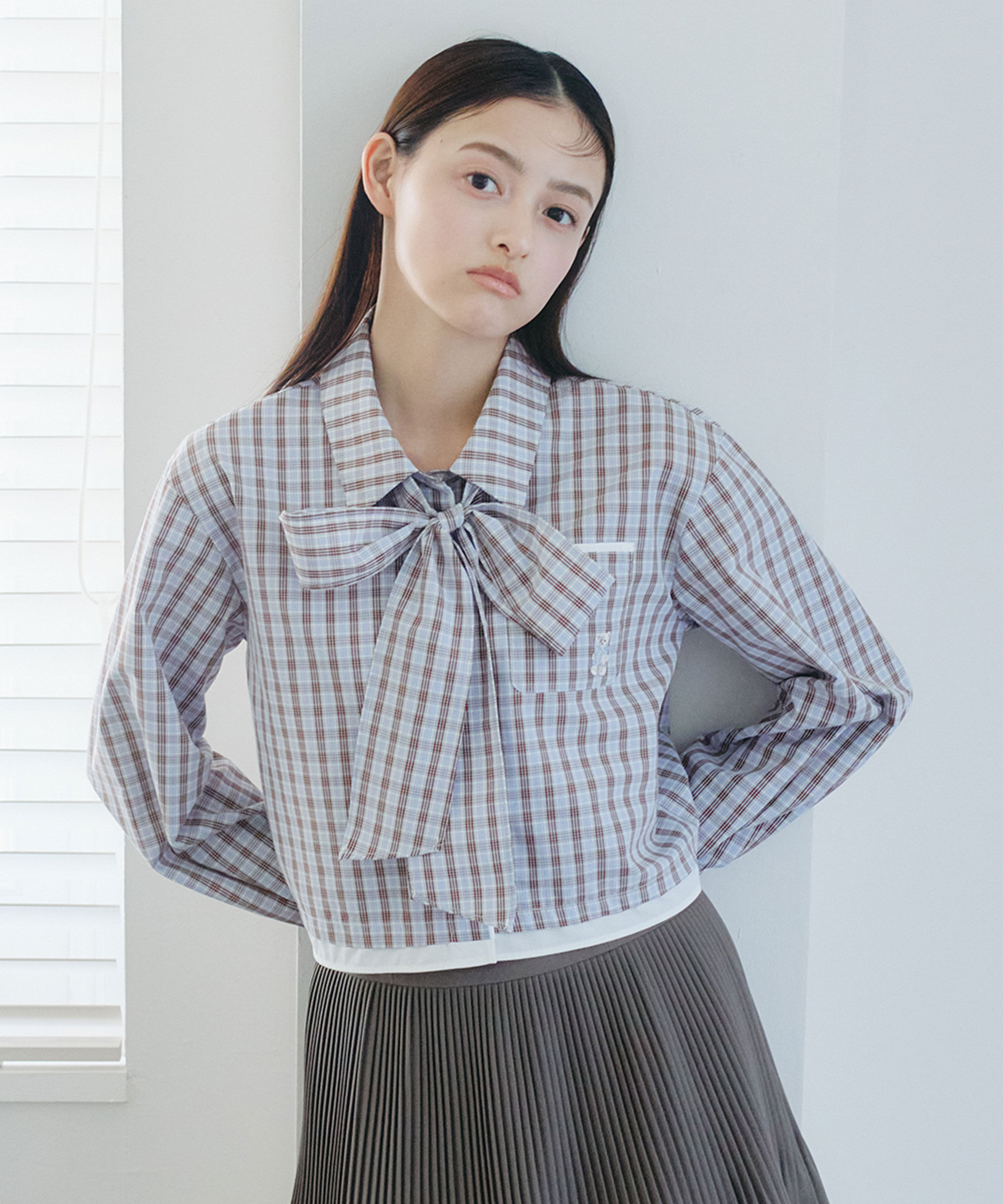  「〈BEARシリーズ〉クロップドシャツ」|シャツ・ブラウス|