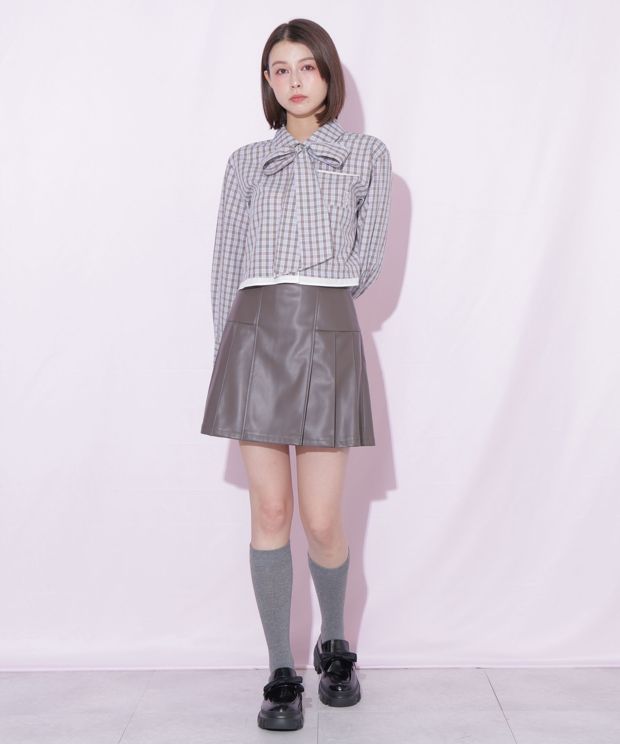  「〈BEARシリーズ〉クロップドシャツ」|シャツ・ブラウス|