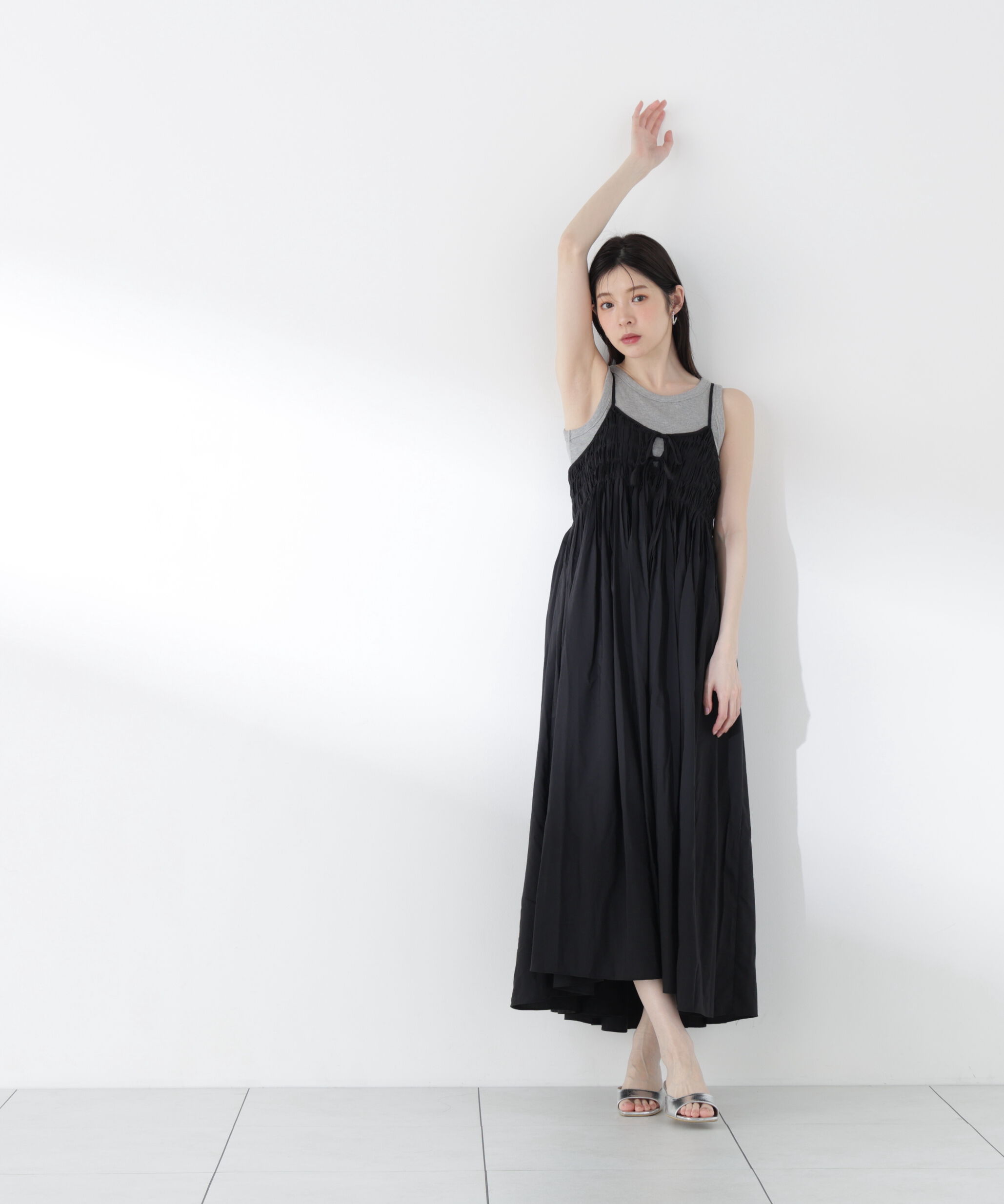 PROPORTION BODY DRESSING「〈a/mie〉タックキャミワンピース26SS」|ワンピース|