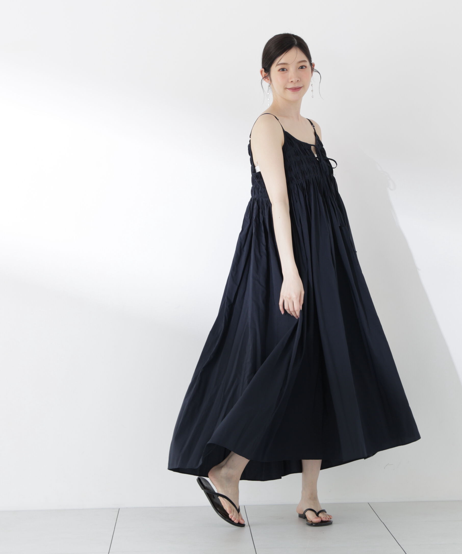 PROPORTION BODY DRESSING「〈a/mie〉タックキャミワンピース26SS」|ワンピース|