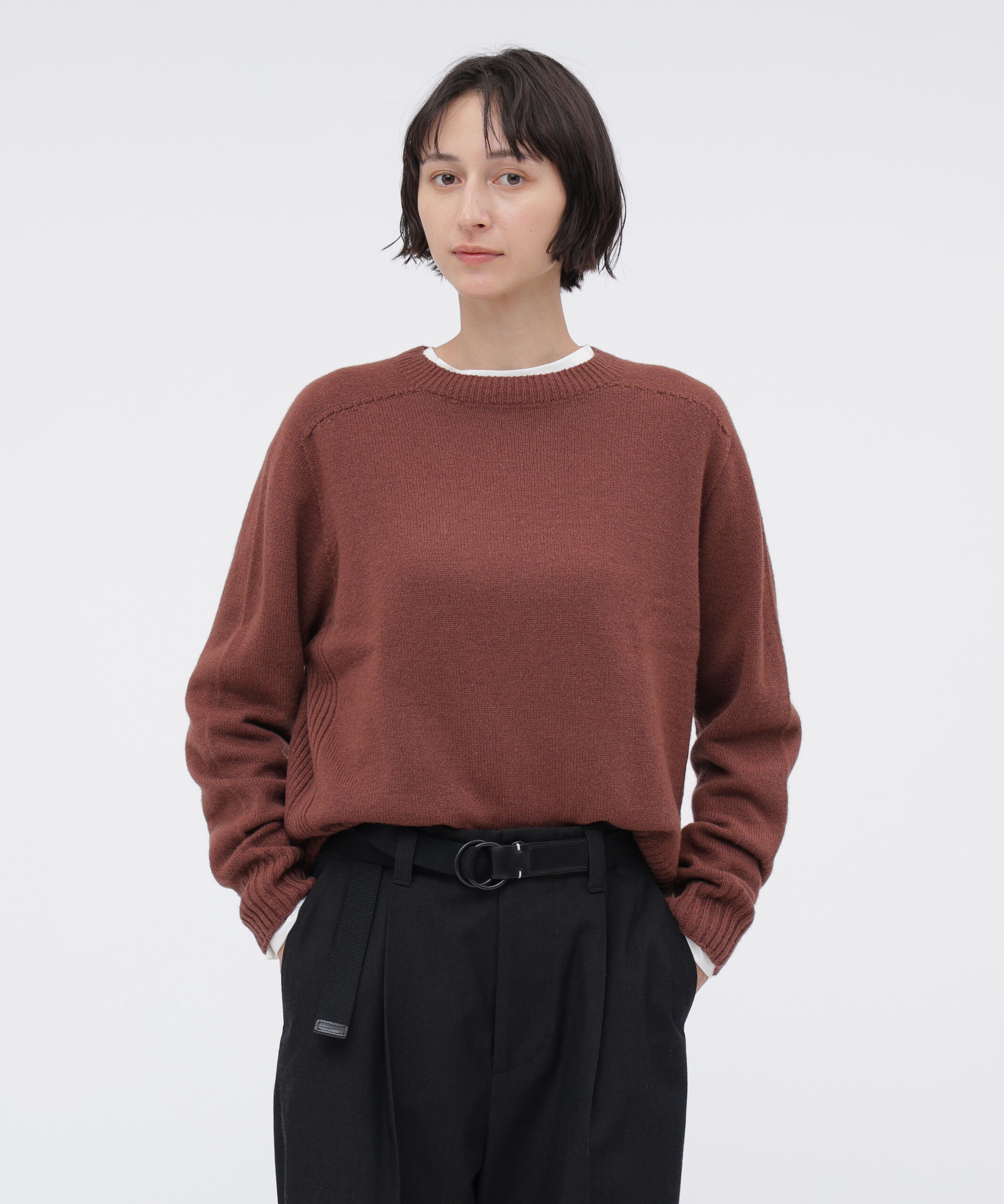  「WOOL CASHMERE KNITWEAR」|ニット・セーター|PINK