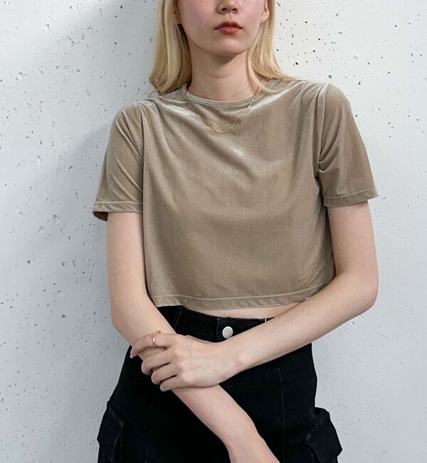archives「ベロア半袖ＴＯＰＳ」|Tシャツ・カットソー|