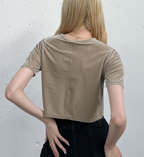 archives「ベロア半袖ＴＯＰＳ」|Tシャツ・カットソー|