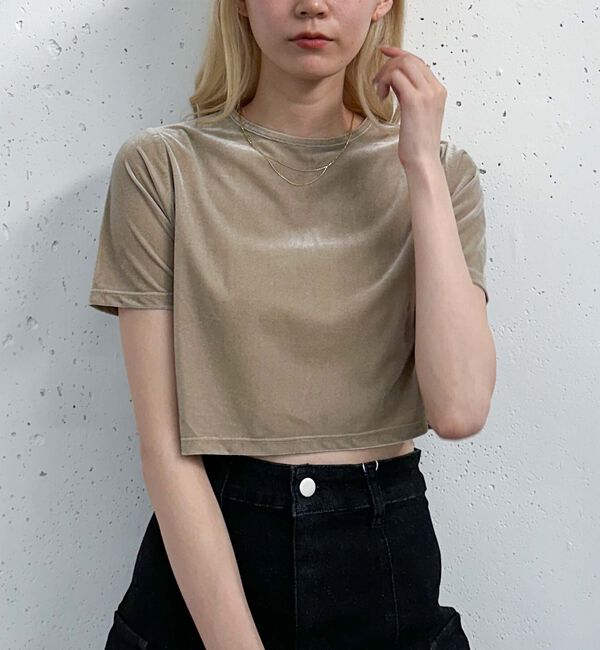 archives「ベロア半袖ＴＯＰＳ」|Tシャツ・カットソー|