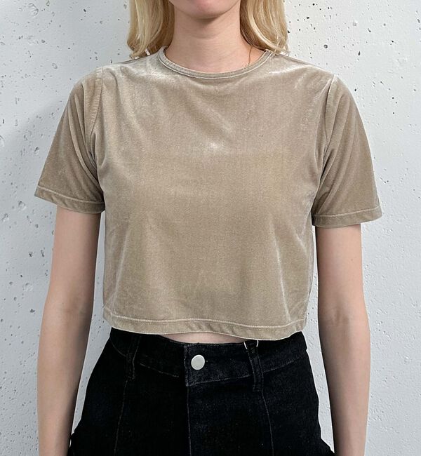 archives「ベロア半袖ＴＯＰＳ」|Tシャツ・カットソー|