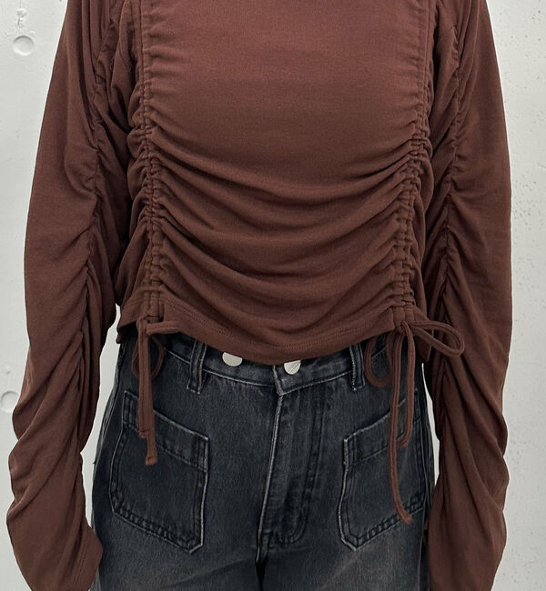 archives「ドロストギャザーカットＴＯＰＳ」|Tシャツ・カットソー|