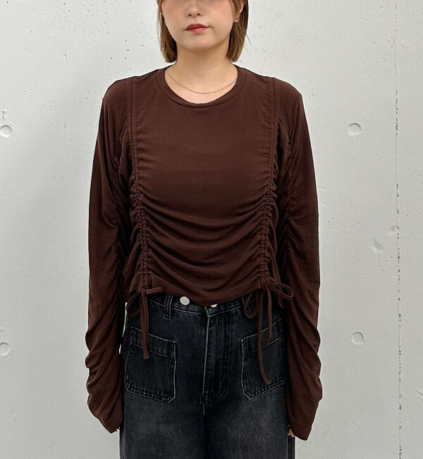 archives「ドロストギャザーカットＴＯＰＳ」|Tシャツ・カットソー|