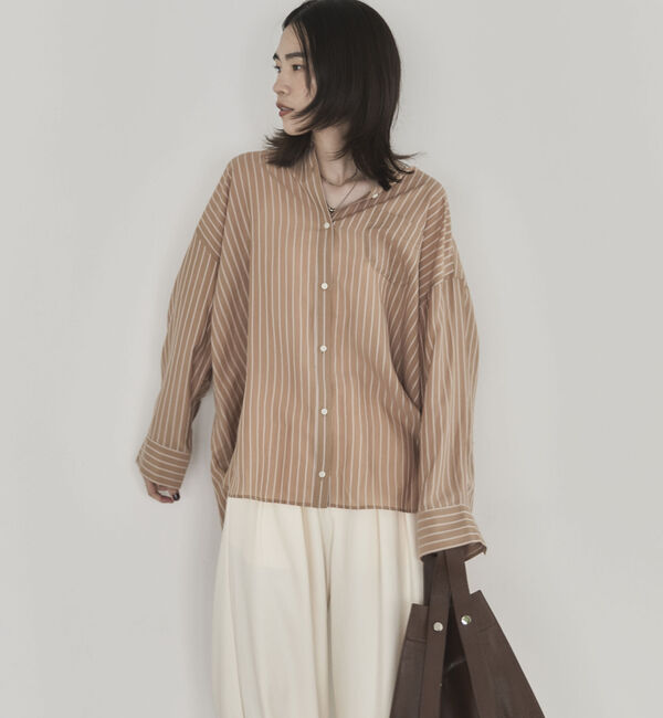 Doux archives「マルチｗａｙオーバーシアーシャツ」|シャツ・ブラウス|
