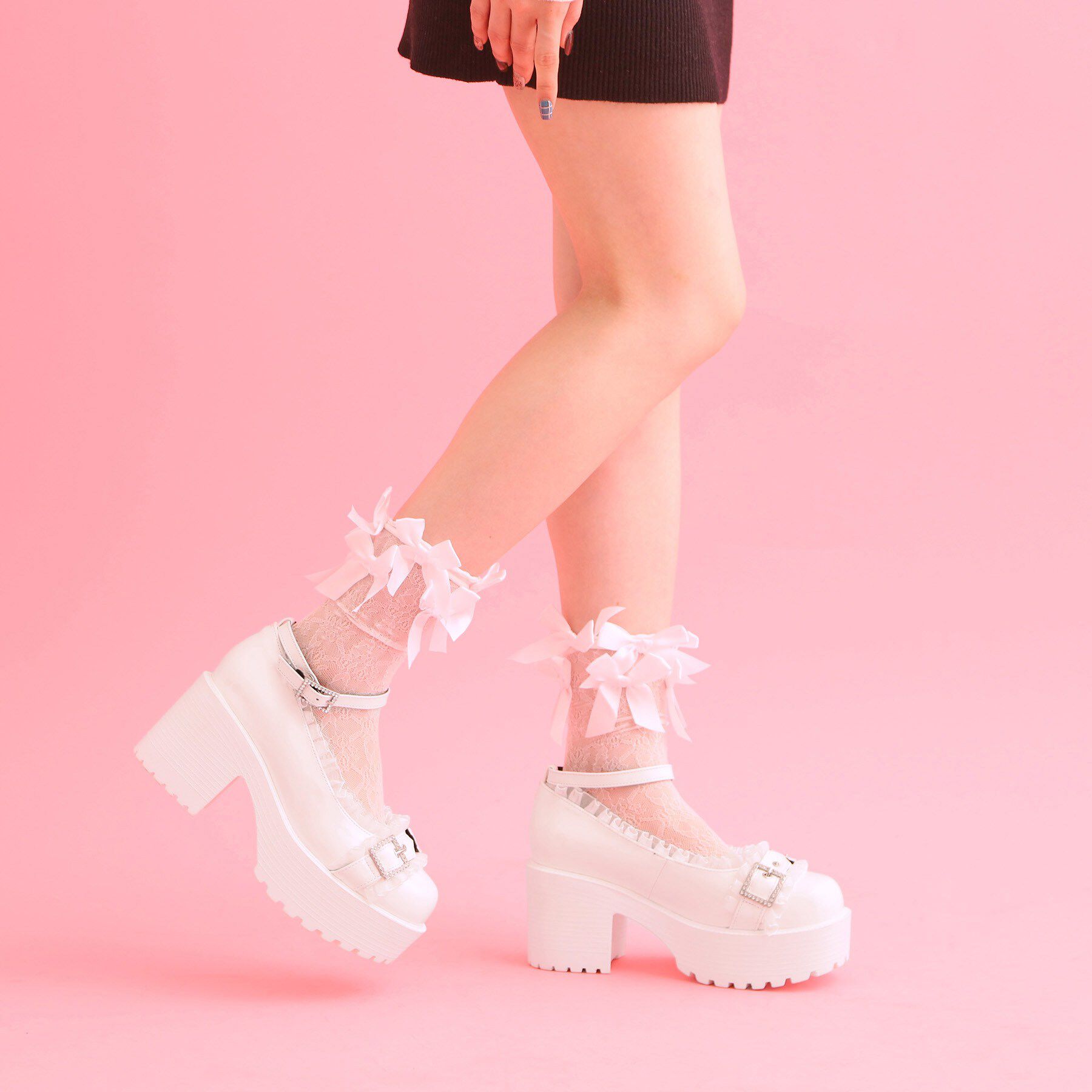 csT&P「厚底フリルロリータパンプス」|パンプス|